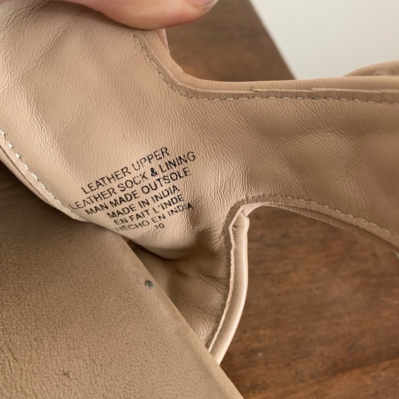 Seychelles New to This Quilted Leather Sandal Nude sz 10 - Picture 11 of 16